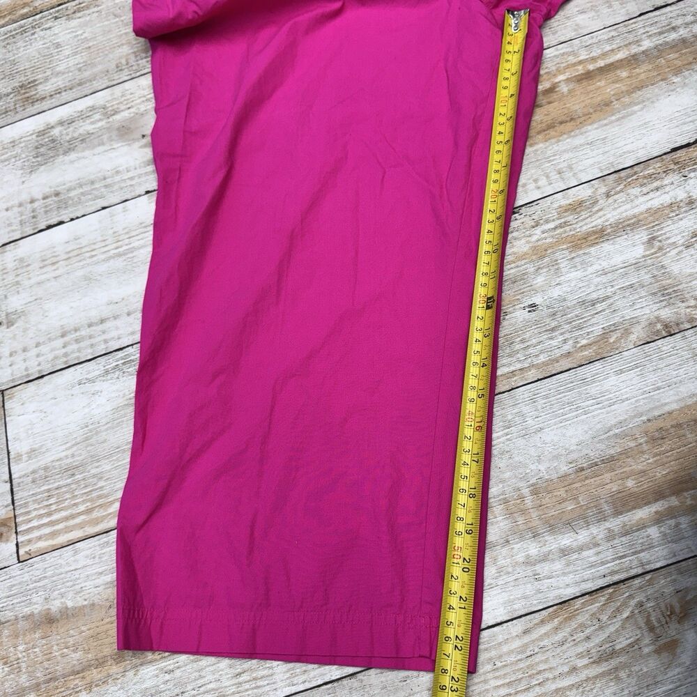 Etonne by Sarah Richards Woman Pink Pants 18-20 2XL Cropped Wide Leg embroidered - Picture 6 of 10